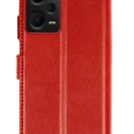 Uray store Xiaomi Redmi Note 12 5G Trend S Kapaklı Kılıf - Kırmızı