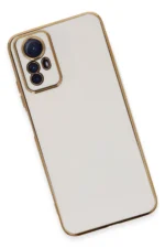 Uray store Xiaomi Redmi Note 12S Kılıf Volet Silikon - Beyaz - Görsel 4