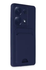 Uray store Xiaomi Redmi Note 13 Pro 4G Kılıf Kelvin Kartvizitli Silikon - Lacivert - Görsel 2