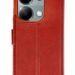 Uray store Xiaomi Redmi Note 13 Pro 4G Kılıf Trend S Plus Kapaklı Kılıf - Kırmızı