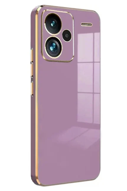 Uray store Xiaomi Redmi Note 13 Pro Plus Kılıf Volet Silikon - Mor