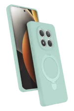 Uray store Xiaomi Redmi Note 15 Pro 4G Regal Magsafe Standlı Kapak - Su Yeşili