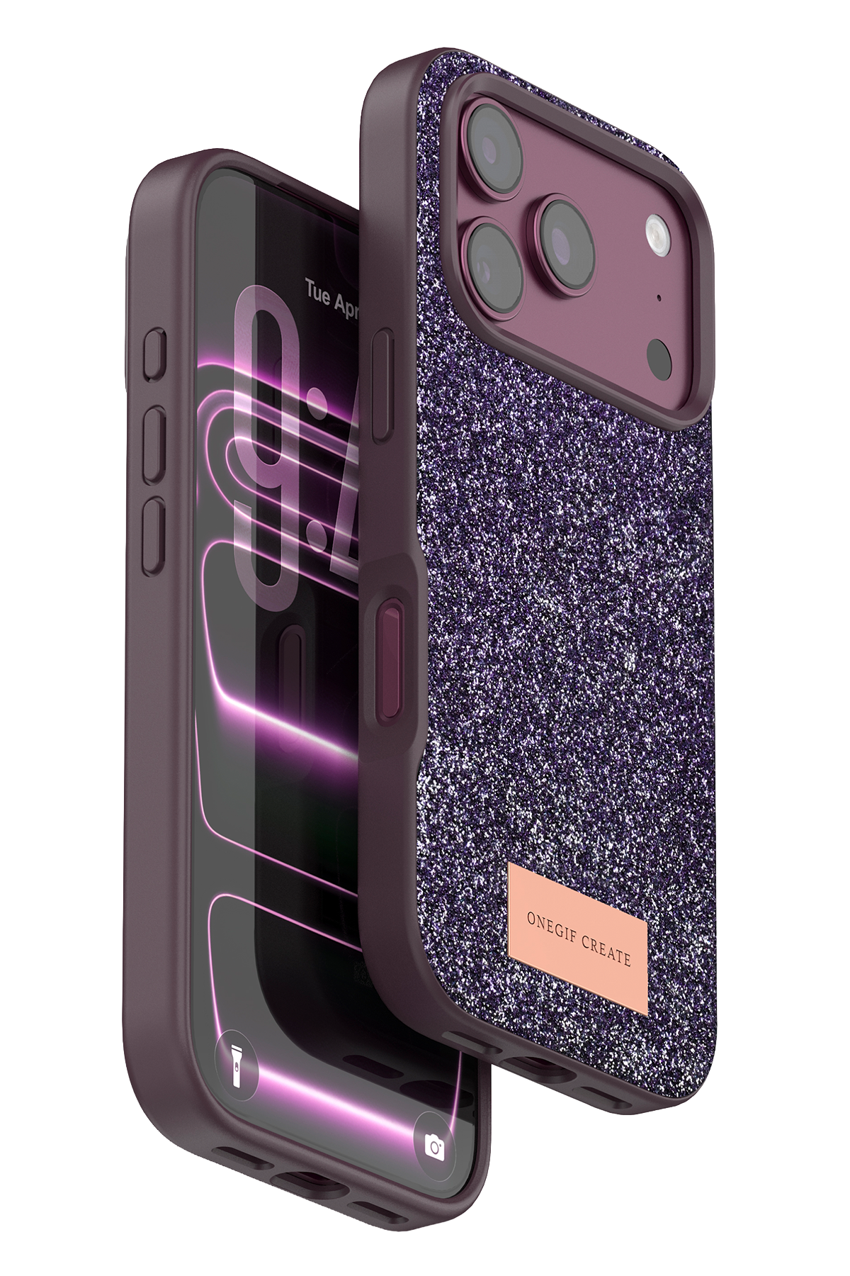 onegif-apple-iphone-18-pro-bright-simli-kapak-bordo-default Onegif Apple iPhone 18 Pro Bright Simli Kapak - Bordo - Görsel 1