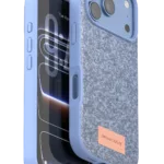 Onegif Apple iPhone 18 Pro Bright Simli Kapak - Mavi