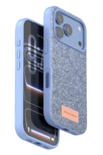 Onegif Apple iPhone 18 Pro Bright Simli Kapak - Mavi
