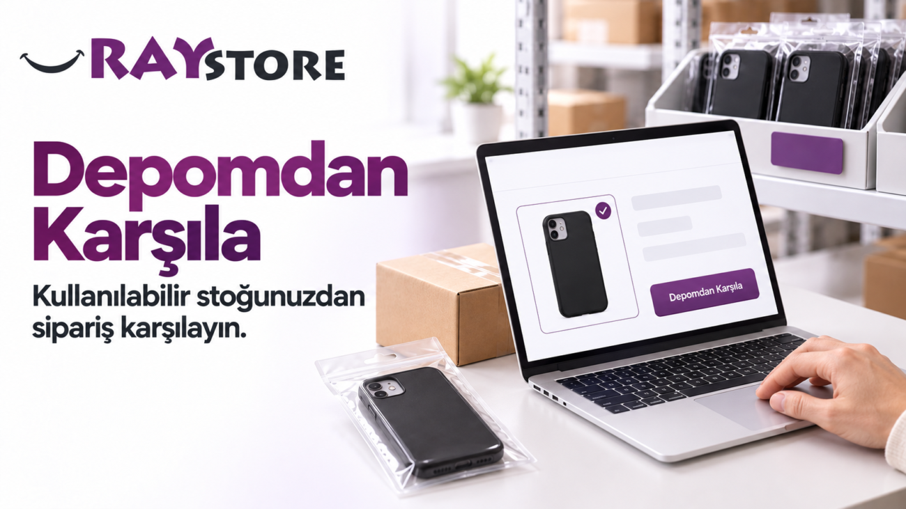 Depomdan Karşıla seçeneğiyle mevcut stoktan sipariş hazırlama anlatımı