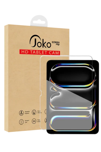 Joko Apple iPad Pro 13 (2024) HD Tablet Cam Ekran Koruyucu - Şeffaf