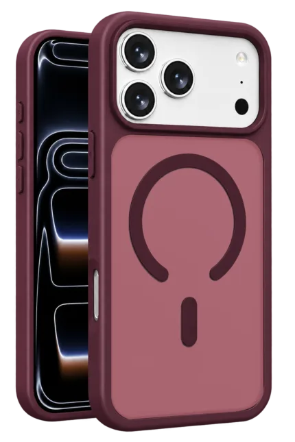 Joko Apple iPhone 18 Pro/17 Pro Jota Magsafe Kapak - Bordo