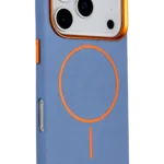 Joko Apple iPhone 18 Pro/17 Pro Luno Deri Magsafe Kapak - Sierra Blue