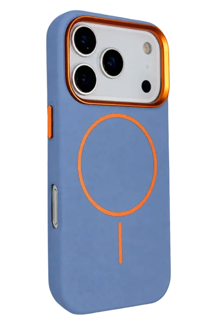 Joko Apple iPhone 18 Pro Max/17 Pro Max Luno Deri Magsafe Kapak - Sierra Blue