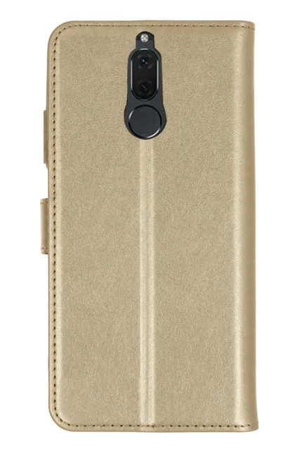 Uray store Huawei Mate 10 Lite Trend S Plus Kapaklı Telefon Kılıf - Gold