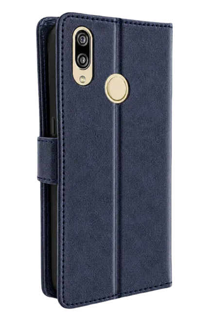 Uray store Huawei Y7 2019 Trend S Plus Kapaklı Telefon Kılıf - Lacivert