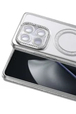 Uray store Xiaomi Mi 15T Pro Joke Simli Magneticsafe Kılıf - Gümüş - Görsel 2