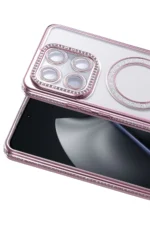 Uray store Xiaomi Mi 15T Pro Joke Simli Magneticsafe Kılıf - Pembe - Görsel 2