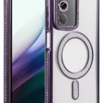 Uray store Xiaomi Redmi 15 4G Joke Simli Magneticsafe Kılıf - Derin Mor