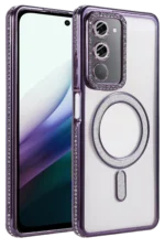 Uray store Xiaomi Redmi 15 4G Joke Simli Magneticsafe Kılıf - Derin Mor