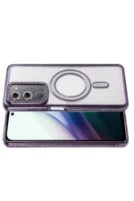 Uray store Xiaomi Redmi 15 4G Joke Simli Magneticsafe Kılıf - Derin Mor - Görsel 3