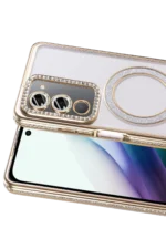 Uray store Xiaomi Redmi 15 4G Joke Simli Magneticsafe Kılıf - Gold - Görsel 2