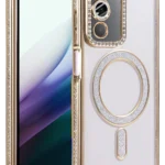 Uray store Xiaomi Redmi 15 4G Joke Simli Magneticsafe Kılıf - Gold