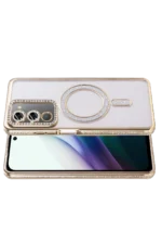 Uray store Xiaomi Redmi 15 4G Joke Simli Magneticsafe Kılıf - Gold - Görsel 3