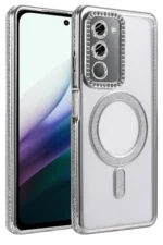 Uray store Xiaomi Redmi 15 4G Joke Simli Magneticsafe Kılıf - Gümüş
