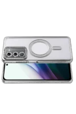 Uray store Xiaomi Redmi 15 4G Joke Simli Magneticsafe Kılıf - Gümüş - Görsel 3