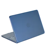 Uray store Apple MacBook Neo Şeffaf Macbook Kapak - Mavi