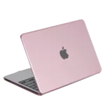 Uray store Apple MacBook Neo Şeffaf Macbook Kapak - Pembe