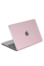 Uray store Apple MacBook Neo Şeffaf Macbook Kapak - Pembe