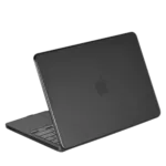 Uray store Apple MacBook Neo Şeffaf Macbook Kapak - Siyah