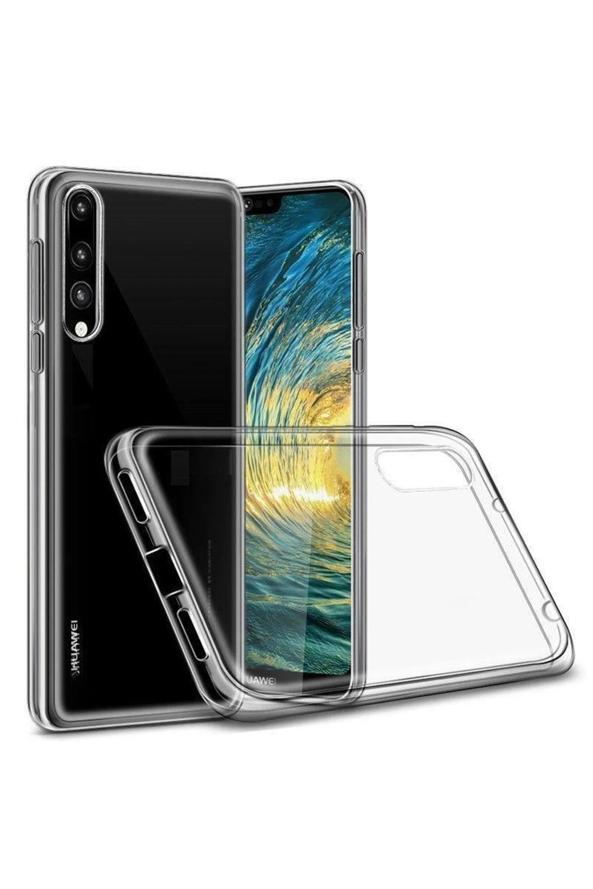 newface-huawei-p30-lite-kilif-lux-seffaf-silikon-default Uray store Huawei P30 Lite Kılıf Lüx Şeffaf Silikon - Görsel 1