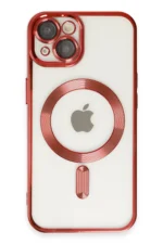 Uray store Apple iPhone 14 Plus Kılıf Kross Magneticsafe Kapak - Kırmızı