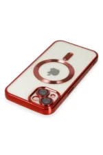 Uray store Apple iPhone 14 Plus Kılıf Kross Magneticsafe Kapak - Kırmızı - Görsel 4