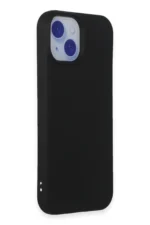 Uray store Apple iPhone 15 Kılıf Nano içi Kadife Silikon - Siyah - Görsel 2