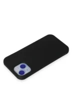 Uray store Apple iPhone 15 Kılıf Nano içi Kadife Silikon - Siyah - Görsel 3
