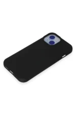 Uray store Apple iPhone 15 Kılıf Nano içi Kadife Silikon - Siyah - Görsel 4