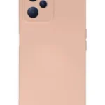 Uray store Realme C35 Kılıf Nano içi Kadife Silikon - Pudra