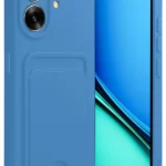 Uray store Realme Note 60 Kelvin Kartvizitli Silikon - Açık Mavi