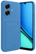 Uray store Realme Note 60 Kelvin Kartvizitli Silikon - Açık Mavi