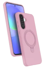 Uray store Samsung Galaxy A37 5G Regal Magsafe Standlı Kapak - Açık Pembe