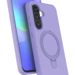 Uray store Samsung Galaxy A37 5G Regal Magsafe Standlı Kapak - Lila