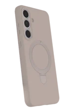 Uray store Samsung Galaxy S24 FE Regal Magsafe Standlı Kapak - Çöl Titanyum - Görsel 2