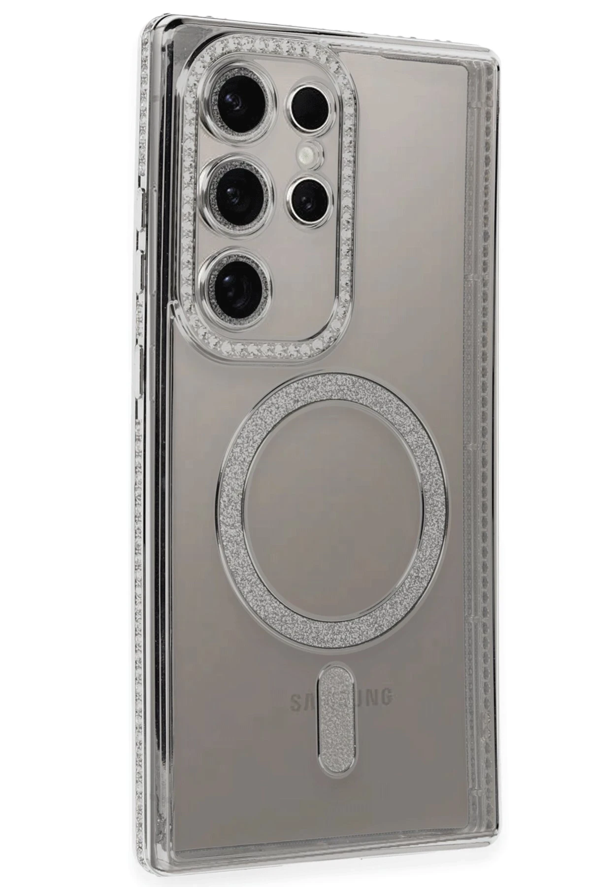 newface-samsung-galaxy-s24-ultra-kilif-joke-simli-magneticsafe-kilif-gumus-default Uray store Samsung Galaxy S24 Ultra Kılıf Joke Simli Magneticsafe Kılıf - Gümüş - Görsel 1