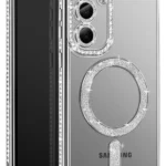 Uray store Samsung Galaxy S26 Joke Simli Magneticsafe Kılıf - Gümüş