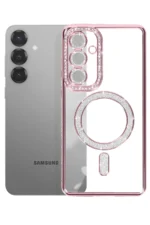 Uray store Samsung Galaxy S26 Joke Simli Magneticsafe Kılıf - Pembe - Görsel 3