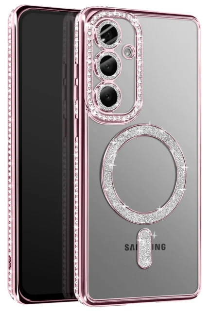 Uray store Samsung Galaxy S26 Joke Simli Magneticsafe Kılıf - Pembe