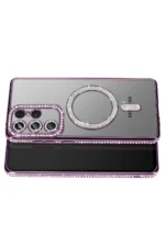 Uray store Samsung Galaxy S26 Ultra Joke Simli Magneticsafe Kılıf - Derin Mor - Görsel 3