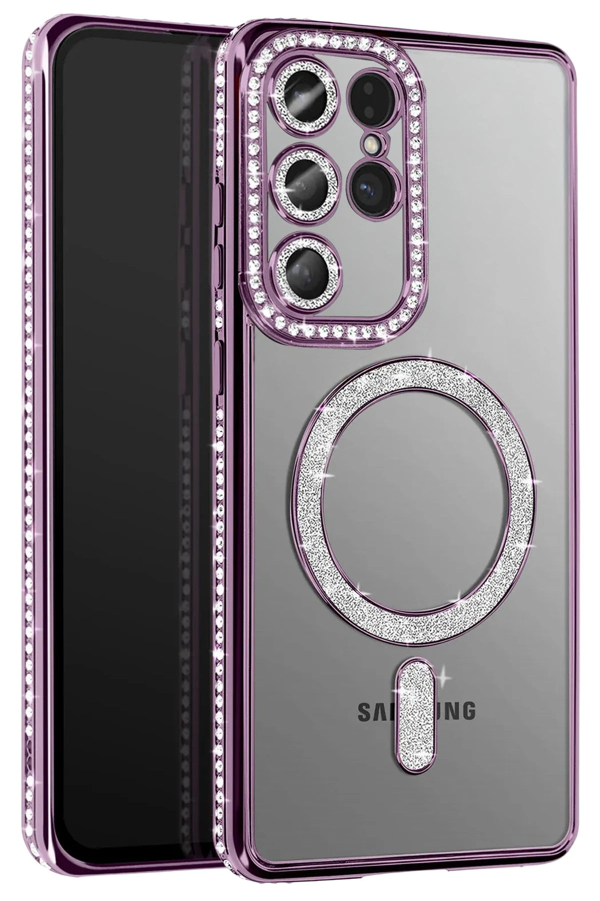 newface-samsung-galaxy-s26-ultra-joke-simli-magneticsafe-kilif-derin-mor-default Uray store Samsung Galaxy S26 Ultra Joke Simli Magneticsafe Kılıf - Derin Mor - Görsel 1