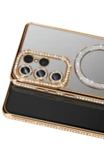 Uray store Samsung Galaxy S26 Ultra Joke Simli Magneticsafe Kılıf - Gold - Görsel 2