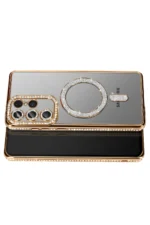 Uray store Samsung Galaxy S26 Ultra Joke Simli Magneticsafe Kılıf - Gold - Görsel 3